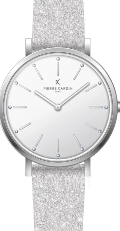 Belleville Glam Silverfärgad/Läder Ø36 mm