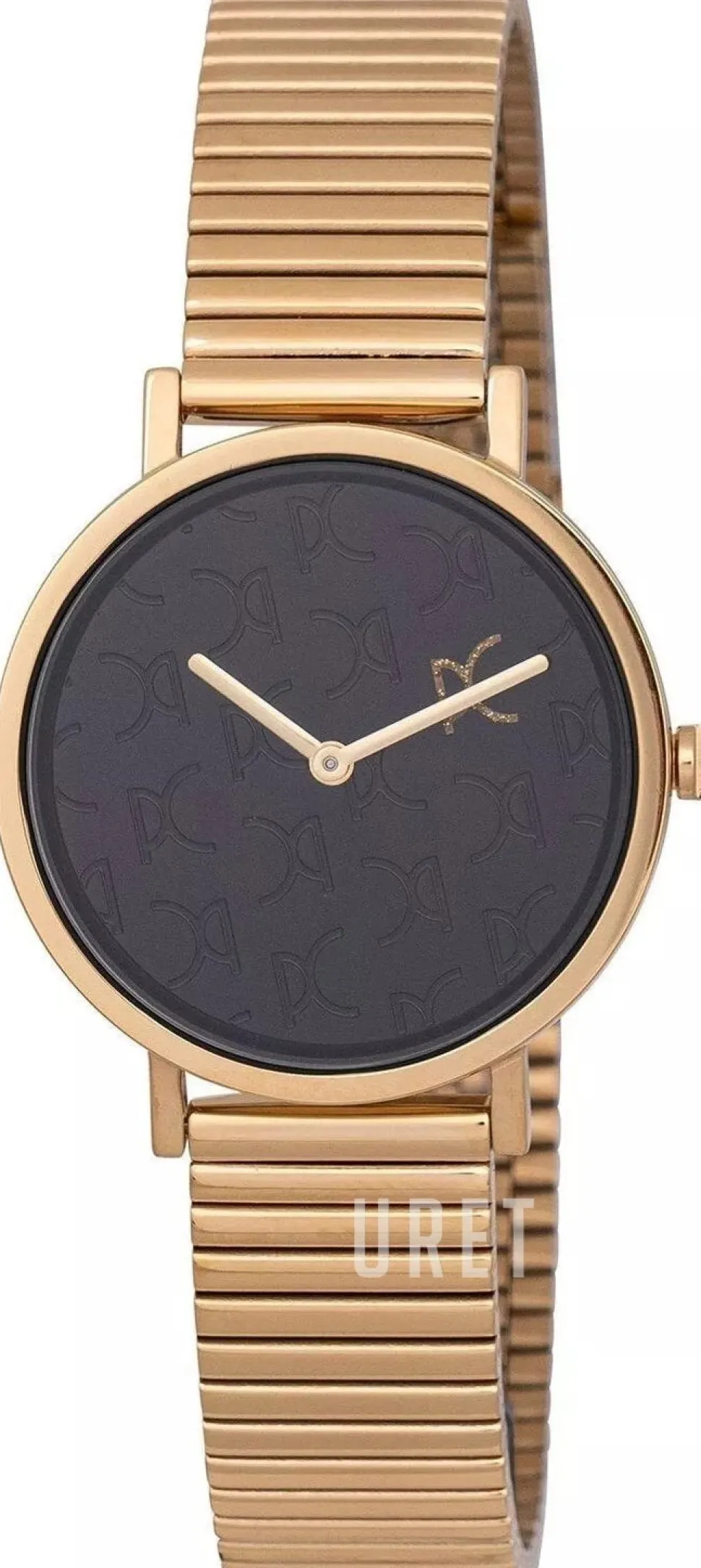 Belleville Monogram Svart/Gulguldtonat stål Ø31 mm