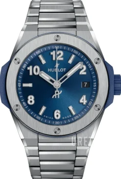 Big Bang 38mm Intergrated Time Only Blå/Titan Ø38 mm