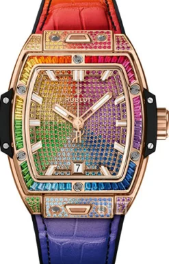 Big Bang 39mm Roséguldstonad/Gummi