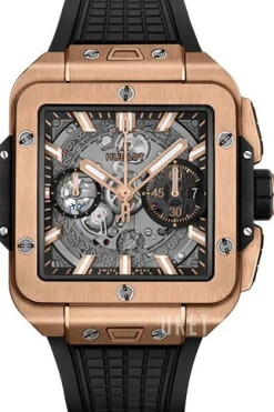 Big Bang 42mm Silverfärgad/Gummi