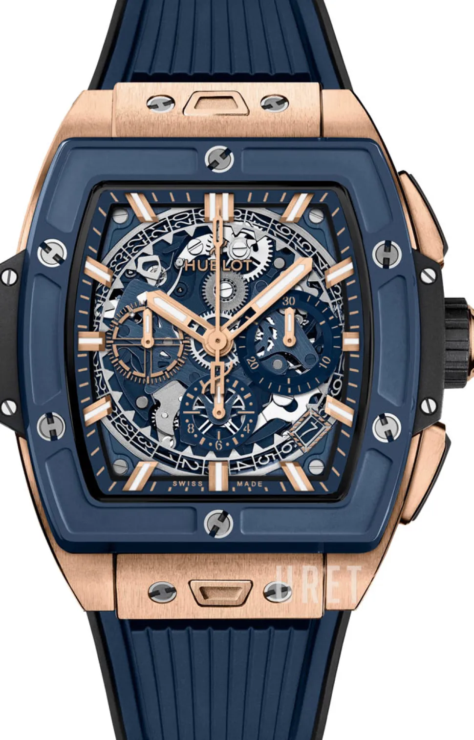 Big Bang 42Mm Skelettskuren/Gummi