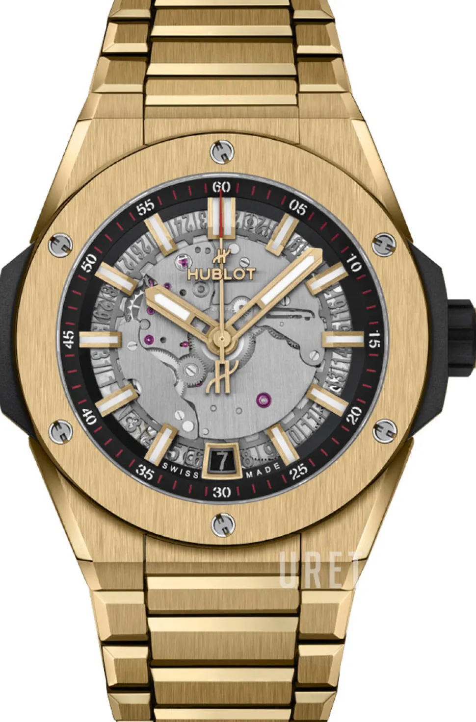 Big Bang 40mm Skelettskuren/18 karat gult guld Ø40 mm