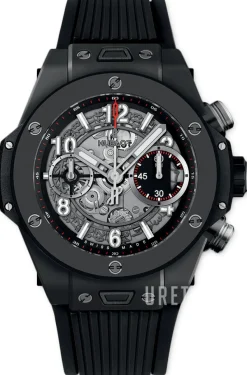 Big Bang 42Mm Skelettskuren/Gummi Ø42 mm