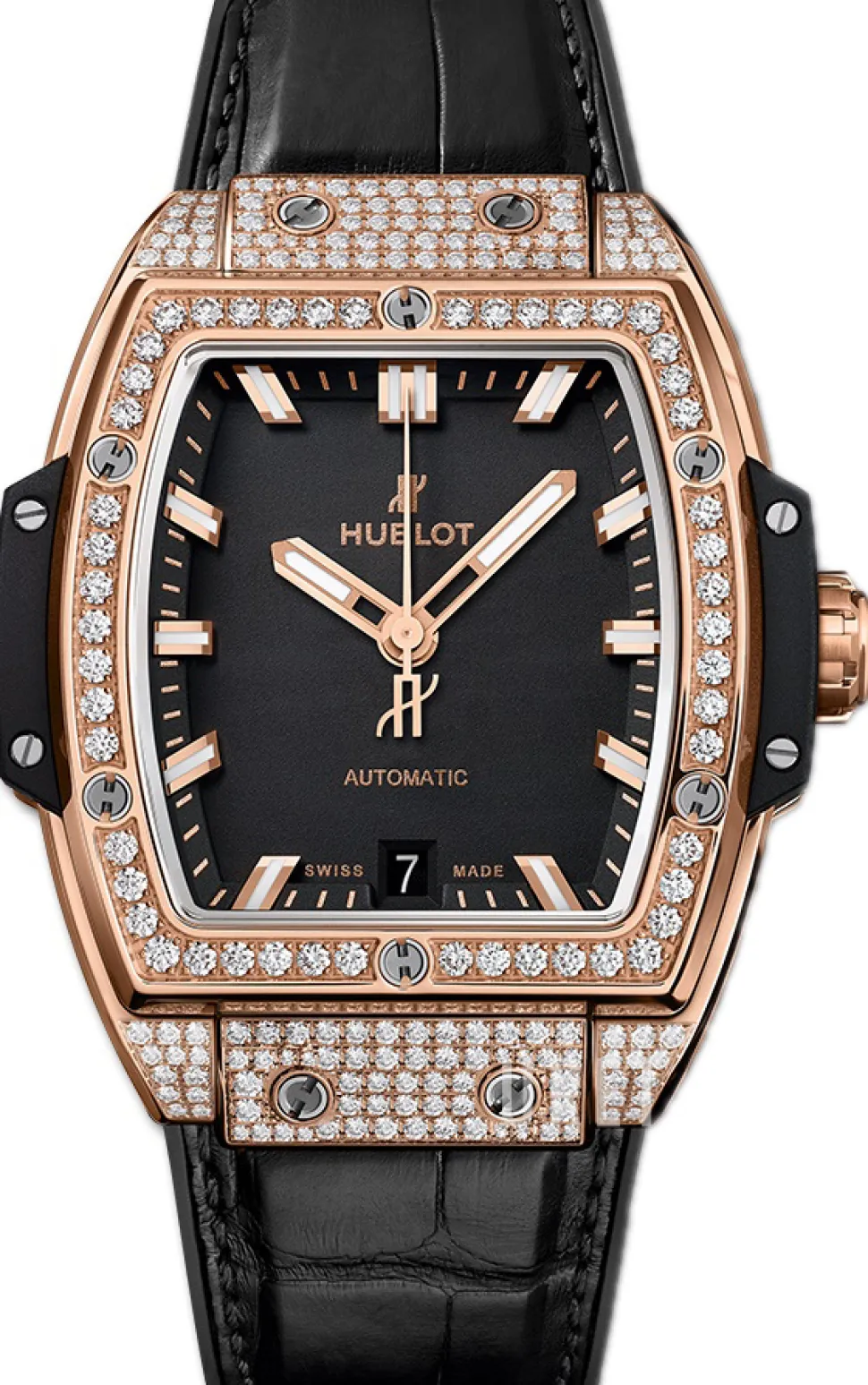 Big Bang 39Mm Svart/Gummi