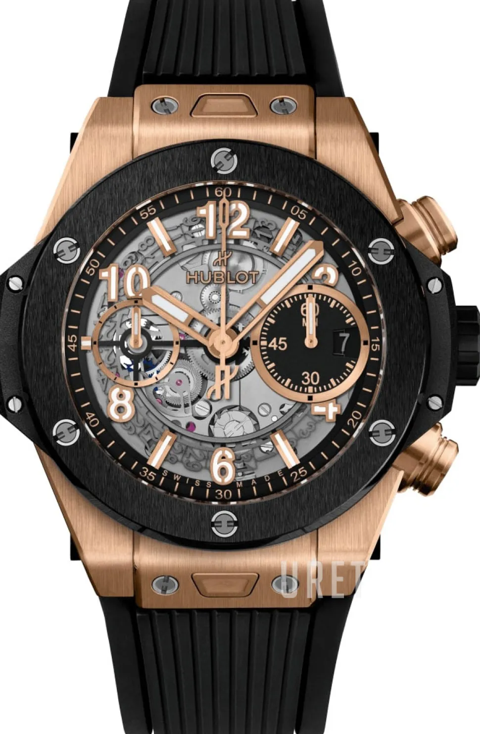 Big Bang 42mm Svart/Gummi Ø42 mm