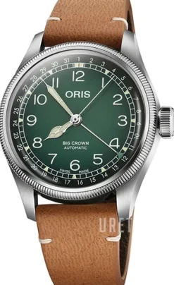 Big Crown Grön/Läder Ø38 mm