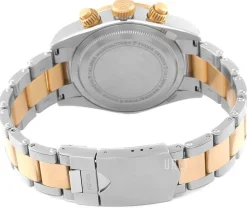 Black Bay Chrono Champagnefärgad/Gulguldtonat stål Ø41 mm