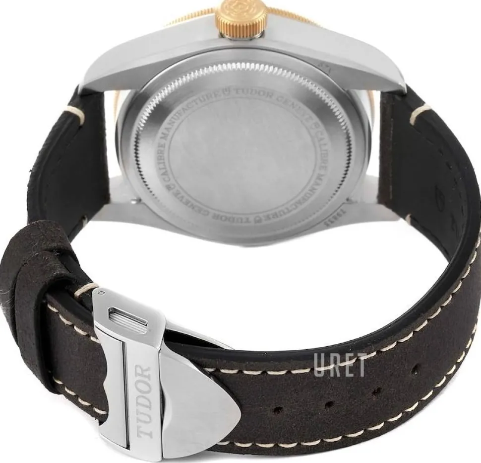 Black Bay GMT Svart/Läder Ø41 mm