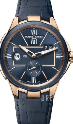 Blast Blå/Läder Ø42 mm