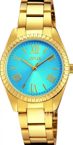 Blå/Gulguldtonat stål Ø28 mm