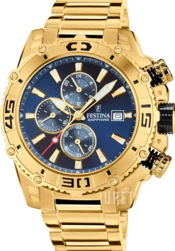 Blå/Gulguldtonat stål Ø48 mm