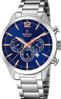 Blå/Stål Ø43.5 mm