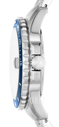 Blue Blå/Guldtonat stål Ø42 mm