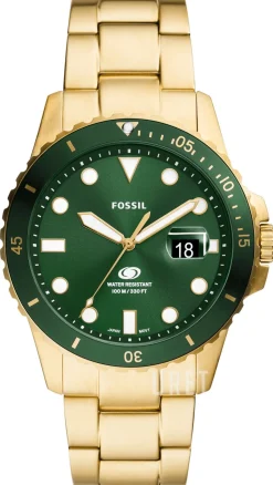 Blue Grön/Guldtonat stål Ø42 mm