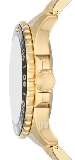 Blue Svart/Guldtonat stål Ø46 mm