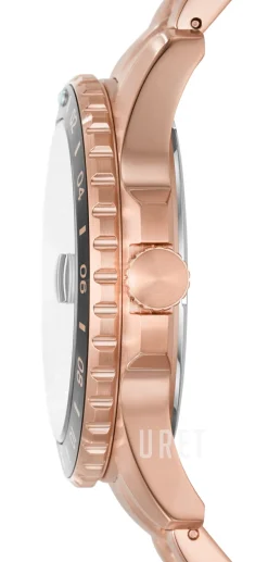 Blue Svart/Roséguldstonat stål Ø42 mm