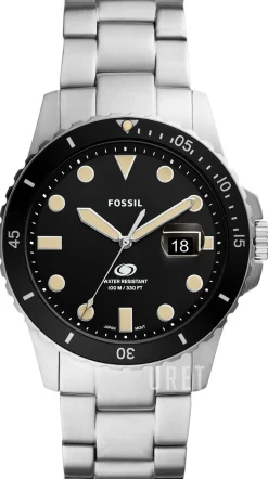 Blue Svart/Stål Ø42 mm