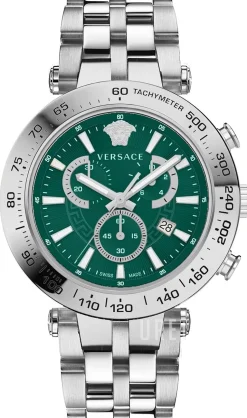 Bold Grön/Stål Ø46 mm