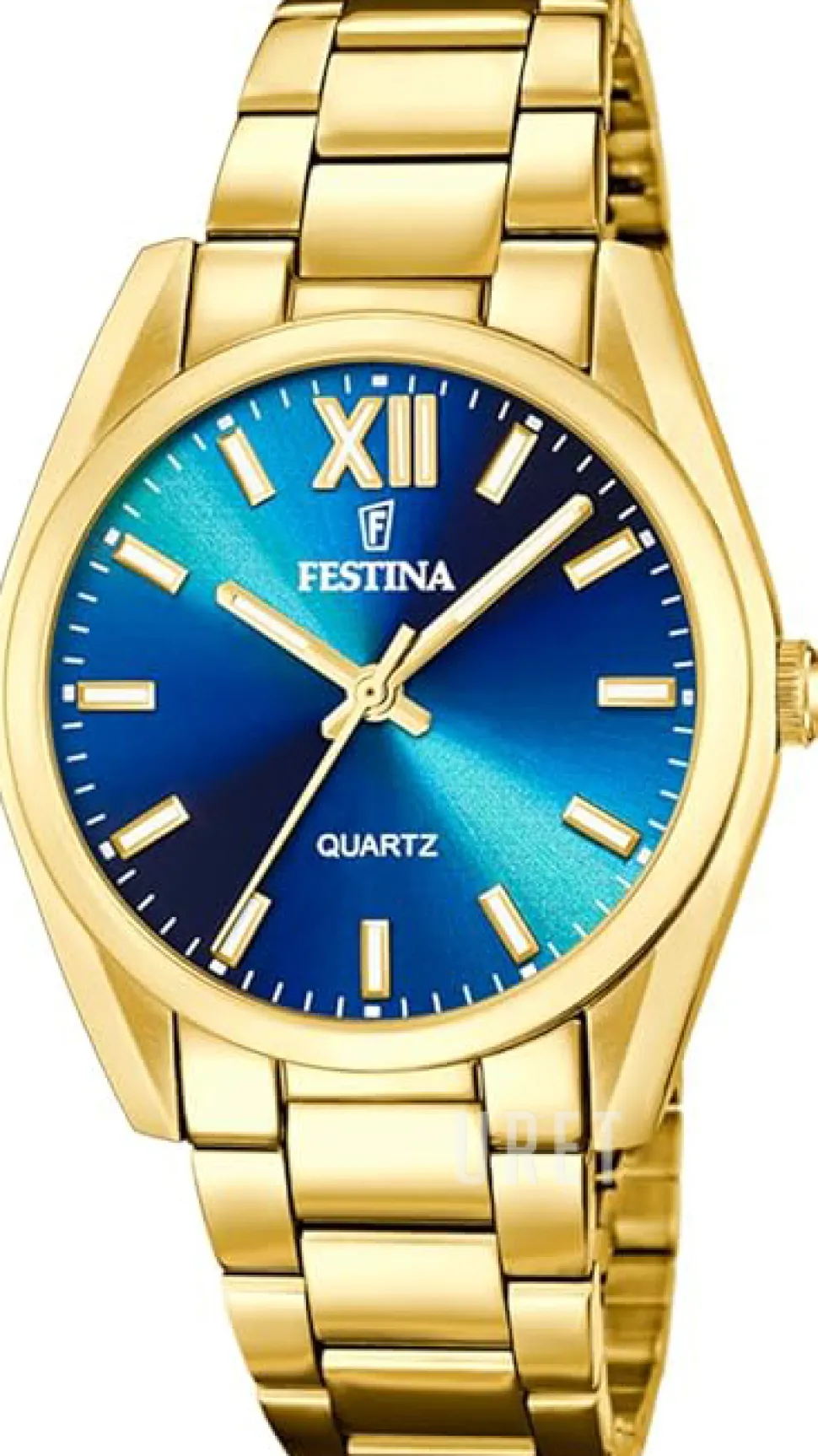 Boyfriend Blå/Gulguldtonat stål Ø36.8 mm