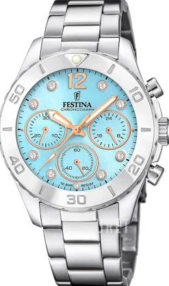 Boyfriend Blå/Stål Ø39 mm