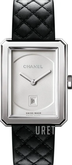 Boy-Friend Silverfärgad/Läder