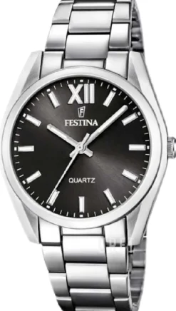 Boyfriend Svart/Stål Ø36.8 mm