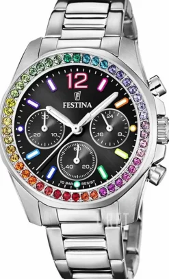 Boyfriend Svart/Stål Ø39 mm