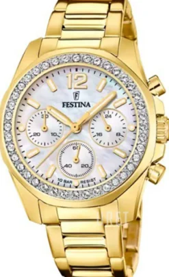 Boyfriend Vit/Gulguldtonat stål Ø38.1 mm