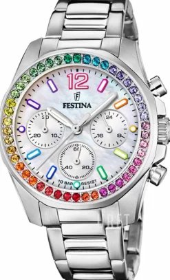 Boyfriend Vit/Stål Ø39 mm