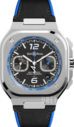 BR 05 Chrono A523 Svart/Gummi Ø42 mm