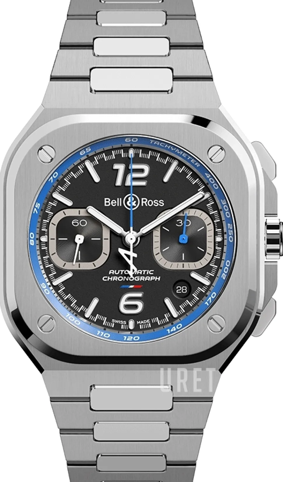 BR 05 Chrono A523 Svart/Stål Ø42 mm