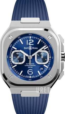 BR 05 Chrono Blå/Gummi Ø42 mm