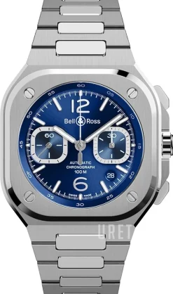 BR 05 Chrono Blå/Stål Ø42 mm