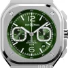 BR 05 Chrono Grön/Gummi Ø42 mm