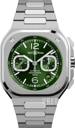 BR 05 Chrono Grön/Stål Ø42 mm