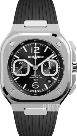 BR 05 Chrono Svart/Gummi Ø42 mm