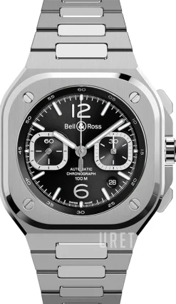 BR 05 Chrono Svart/Stål Ø42 mm