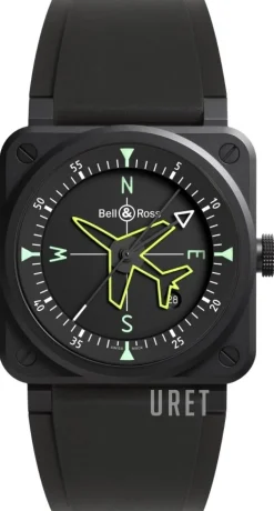 BR 03 Gyrocompass Svart/Gummi Ø41 mm