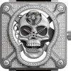 BR 01 Laughing Skull Läder Ø46 mm