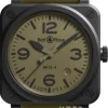 BR 03 Military Grön/Gummi Ø41 mm