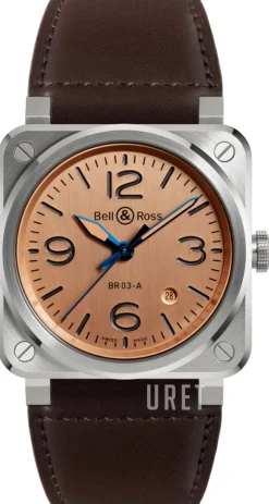 BR 03 Roséguldstonad/Läder