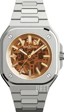 BR 05 Skeleton Guldtonad/Stål Ø40 mm