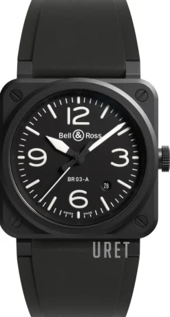 BR 03 Svart/Gummi Ø41 mm