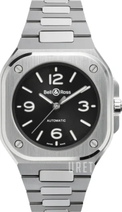 BR 05 Svart/Stål Ø36 mm