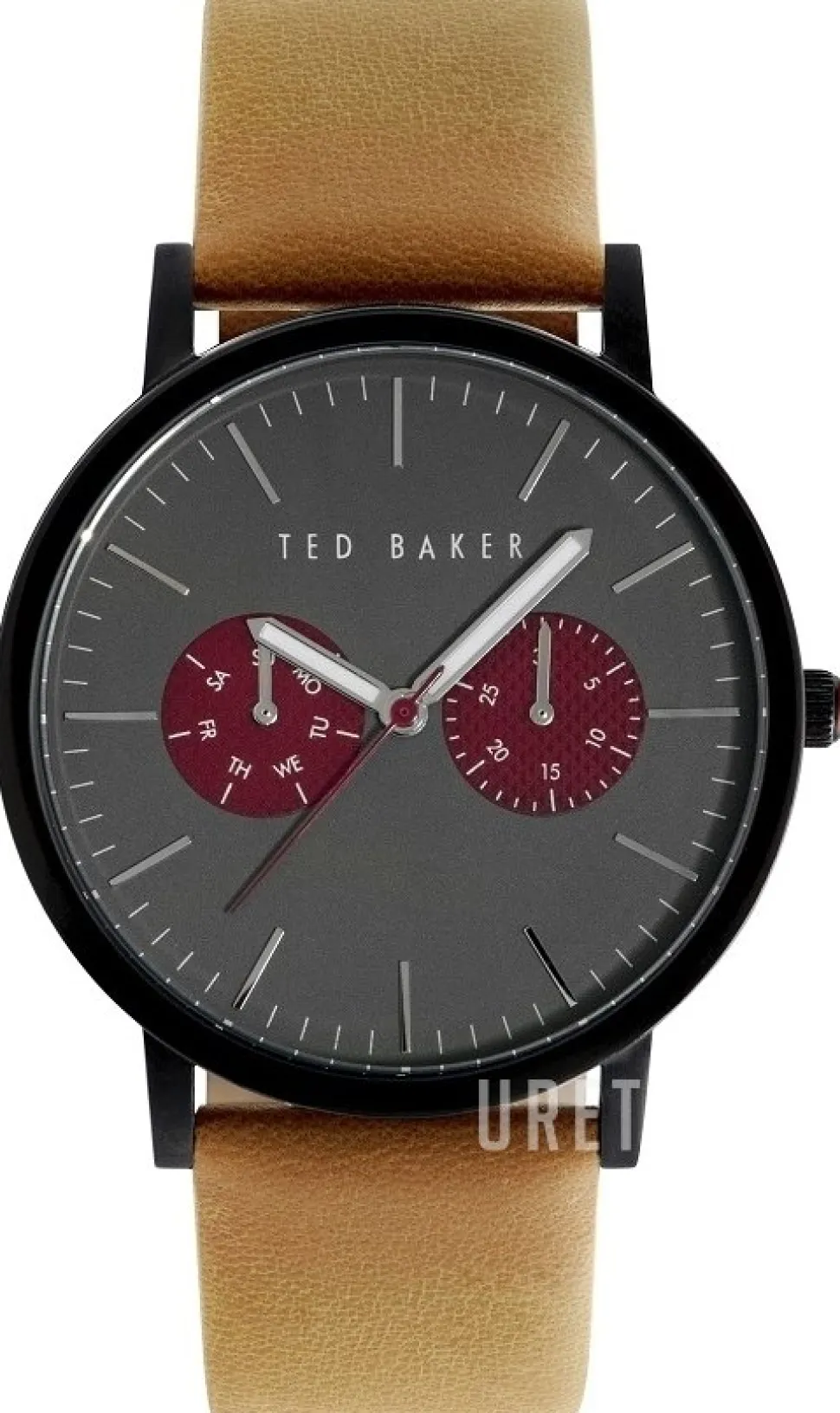 Brit Grå/Läder Ø41 mm