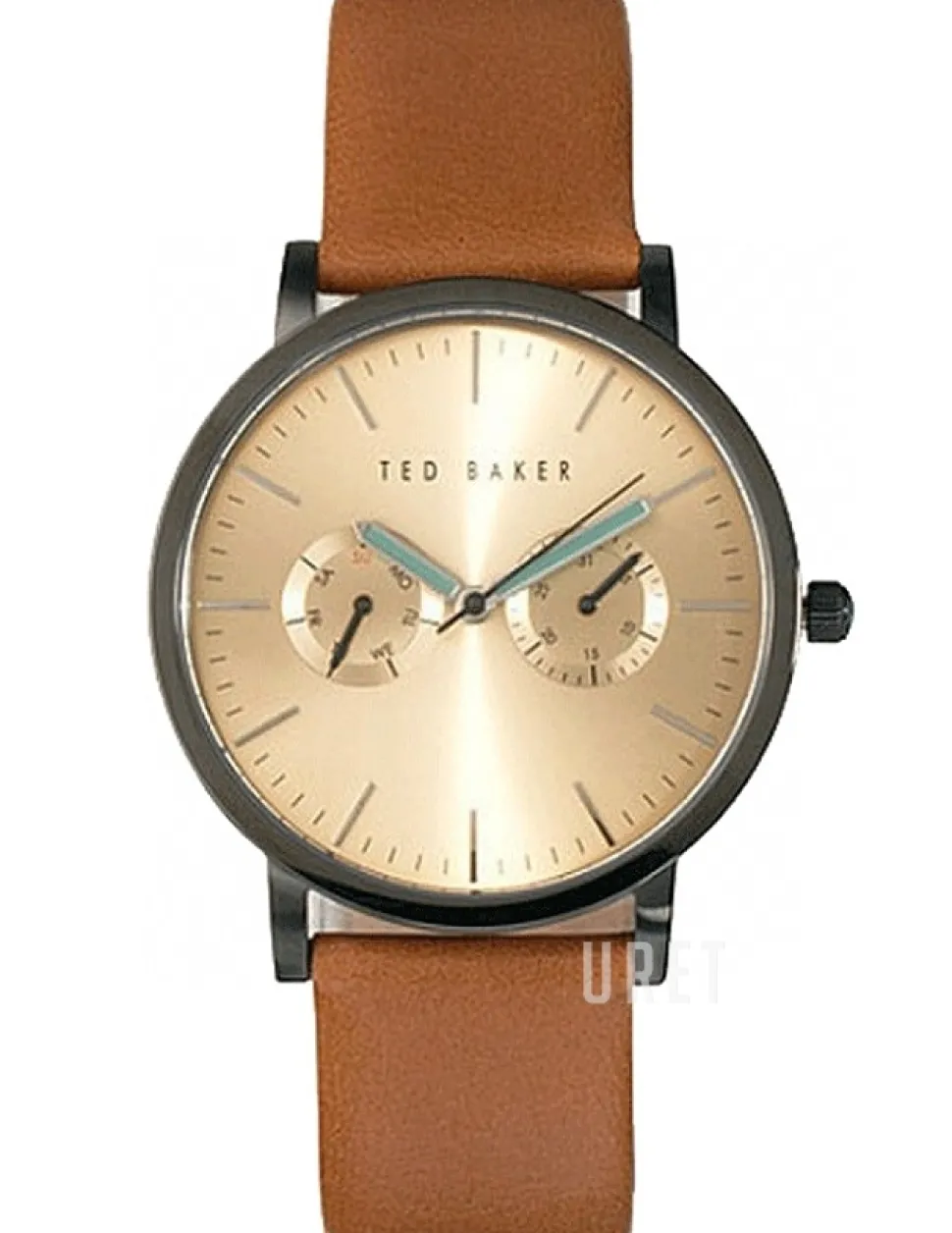 Brit Guldtonad/Läder Ø41 mm