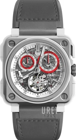 BR-X1 Tourbillon White Hawk Läder Ø45 mm