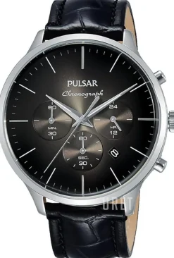 Business Svart/Läder Ø43 mm