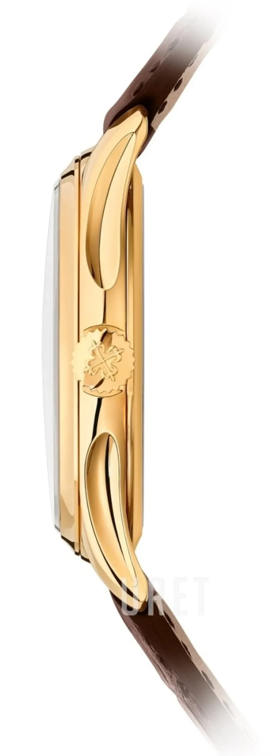 Calatrava Champagnefärgad/Läder Ø39 mm